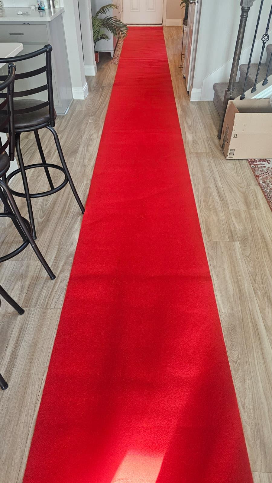 Red Aisle Runner (30ft x 2.5ft)