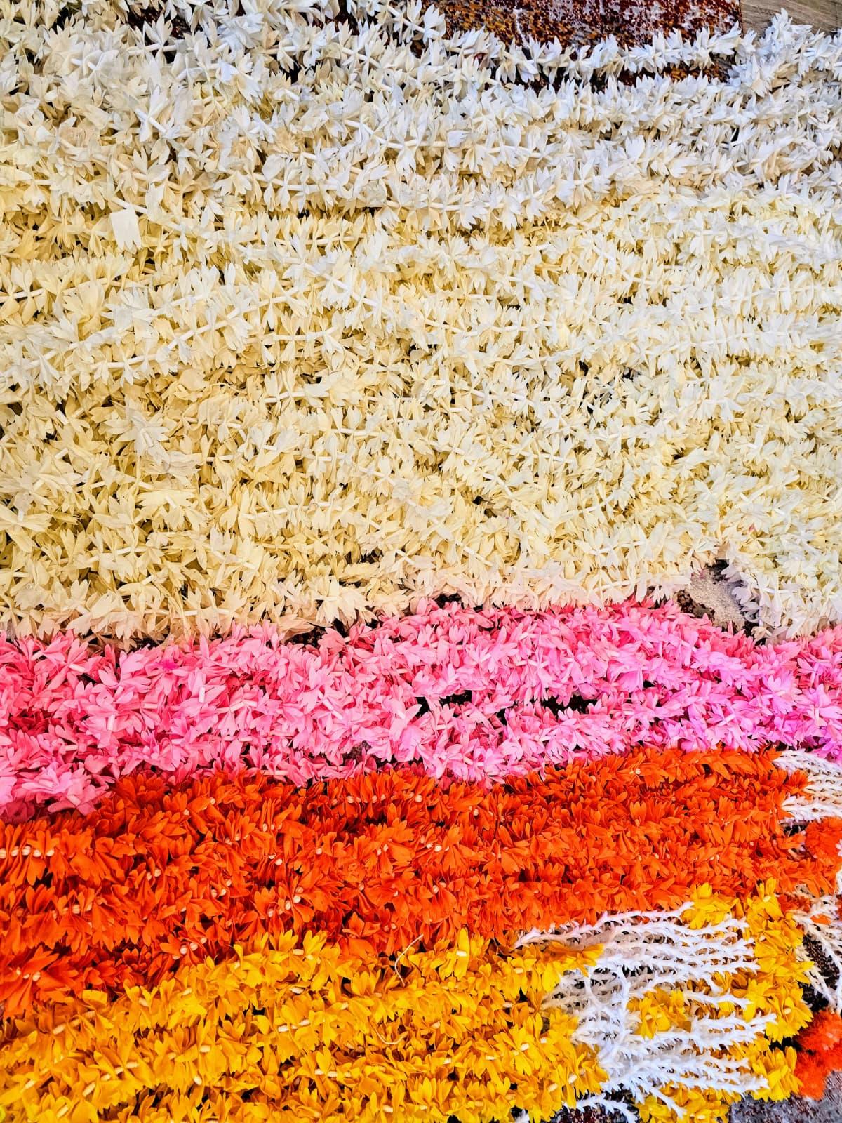 Colorful Mogra Garland (5ft each)