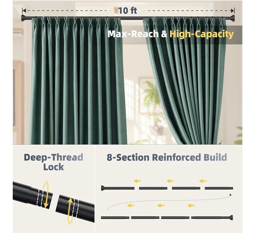 Curtain Rods (10ft each)