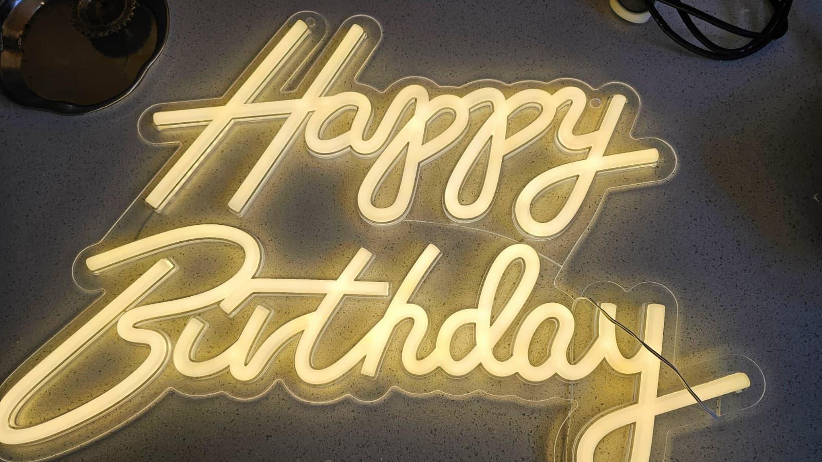 Happy Birthday Sign