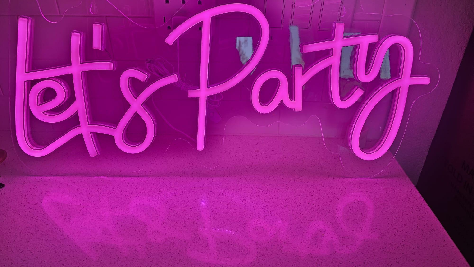 Lets Party Sign