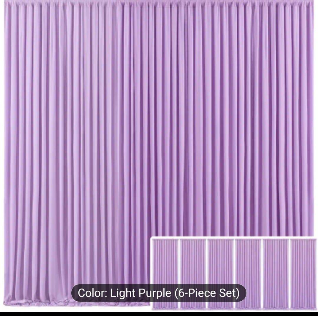 Light Purple Curtain (5ft x 10ft) (1Pc)