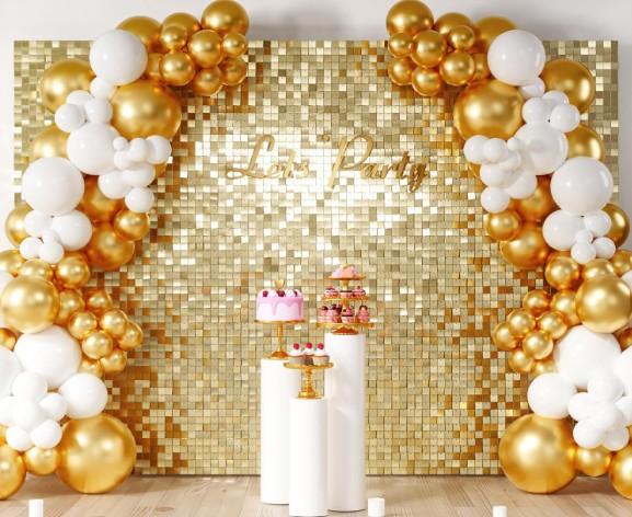Sequin Shimmer Backdrop (64 Pcs) (8ft X 8ft)