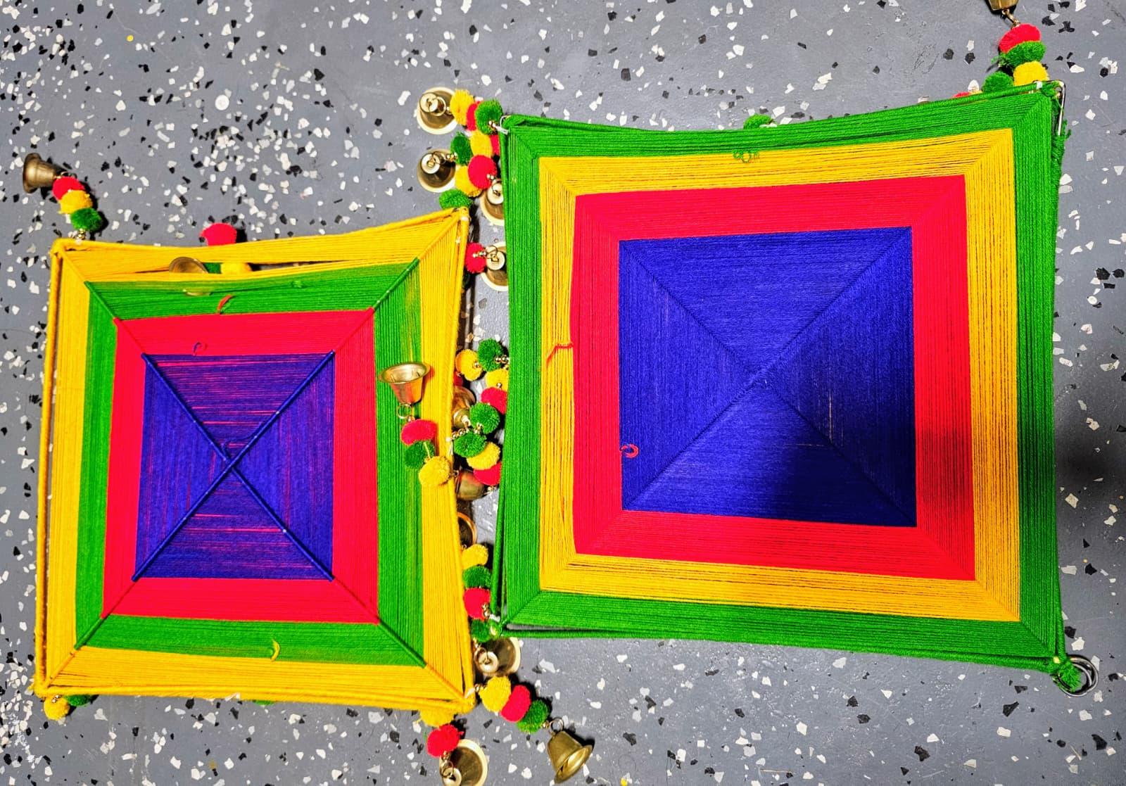 Square Decor Hanging - Pair