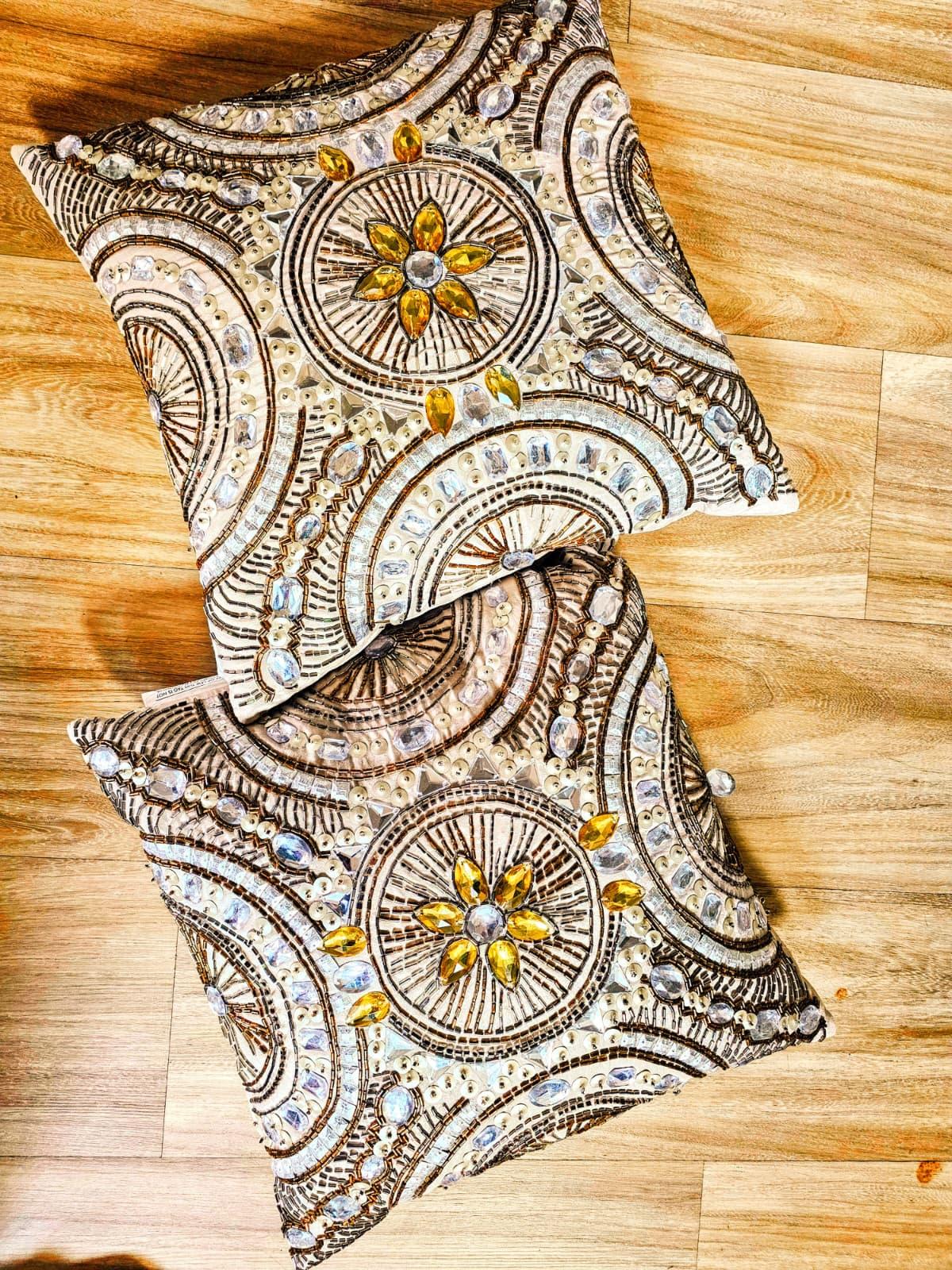 Studded Decor Cushion (1Pc)