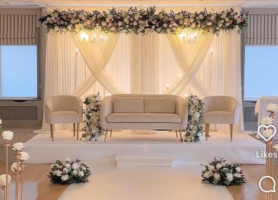 White Drapes