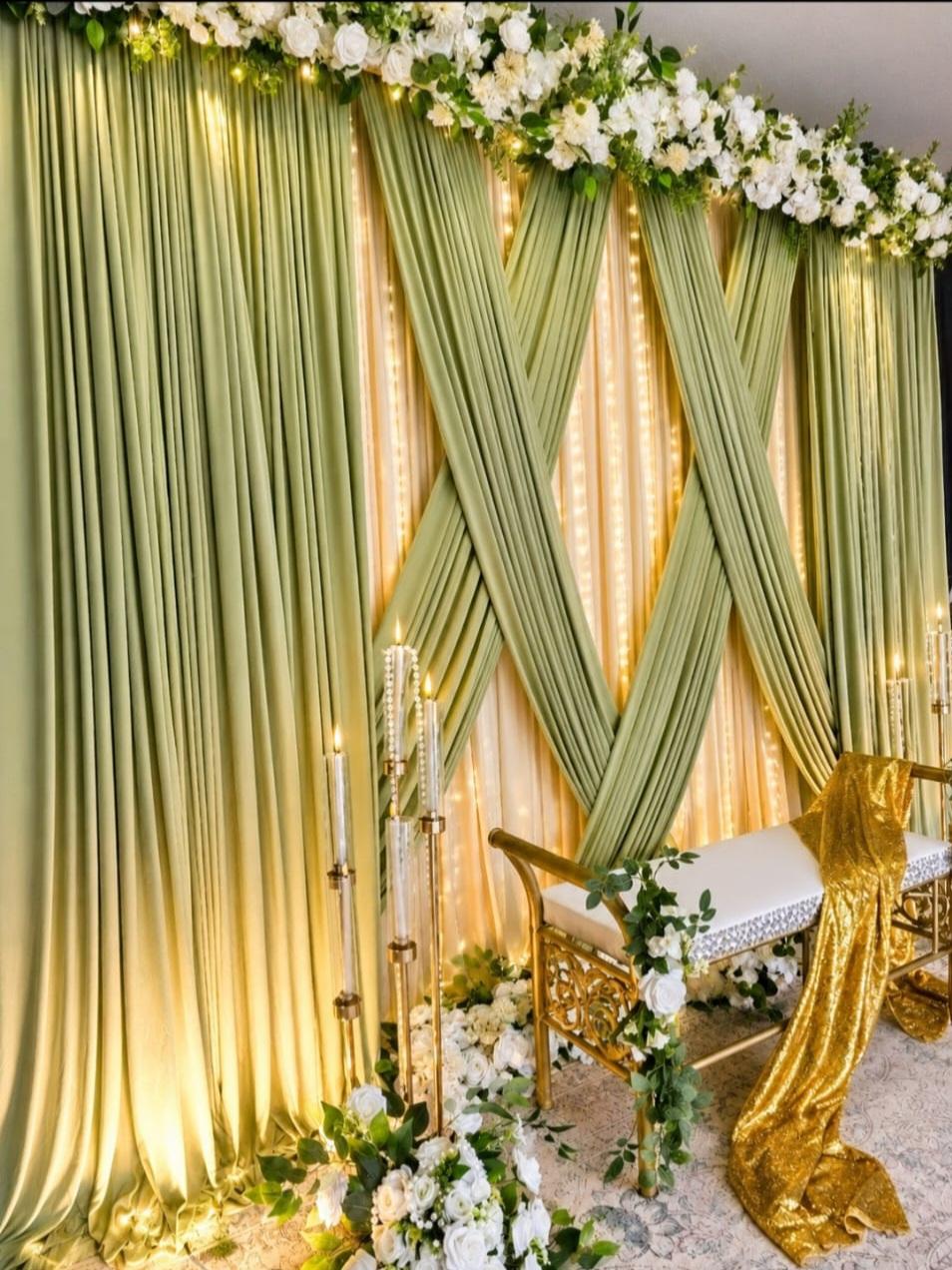 Sage Green Mehndi Deco