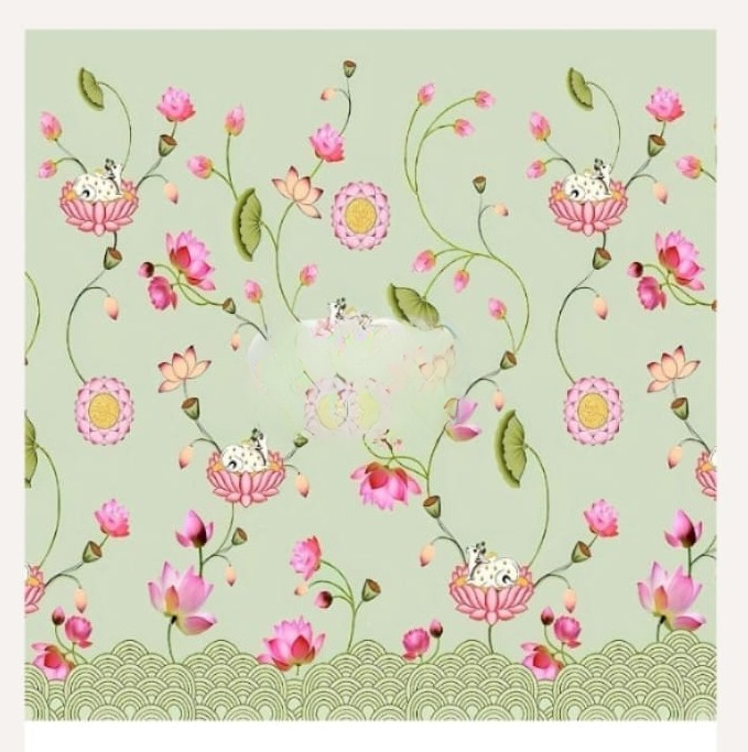 Floral Printed Flooring