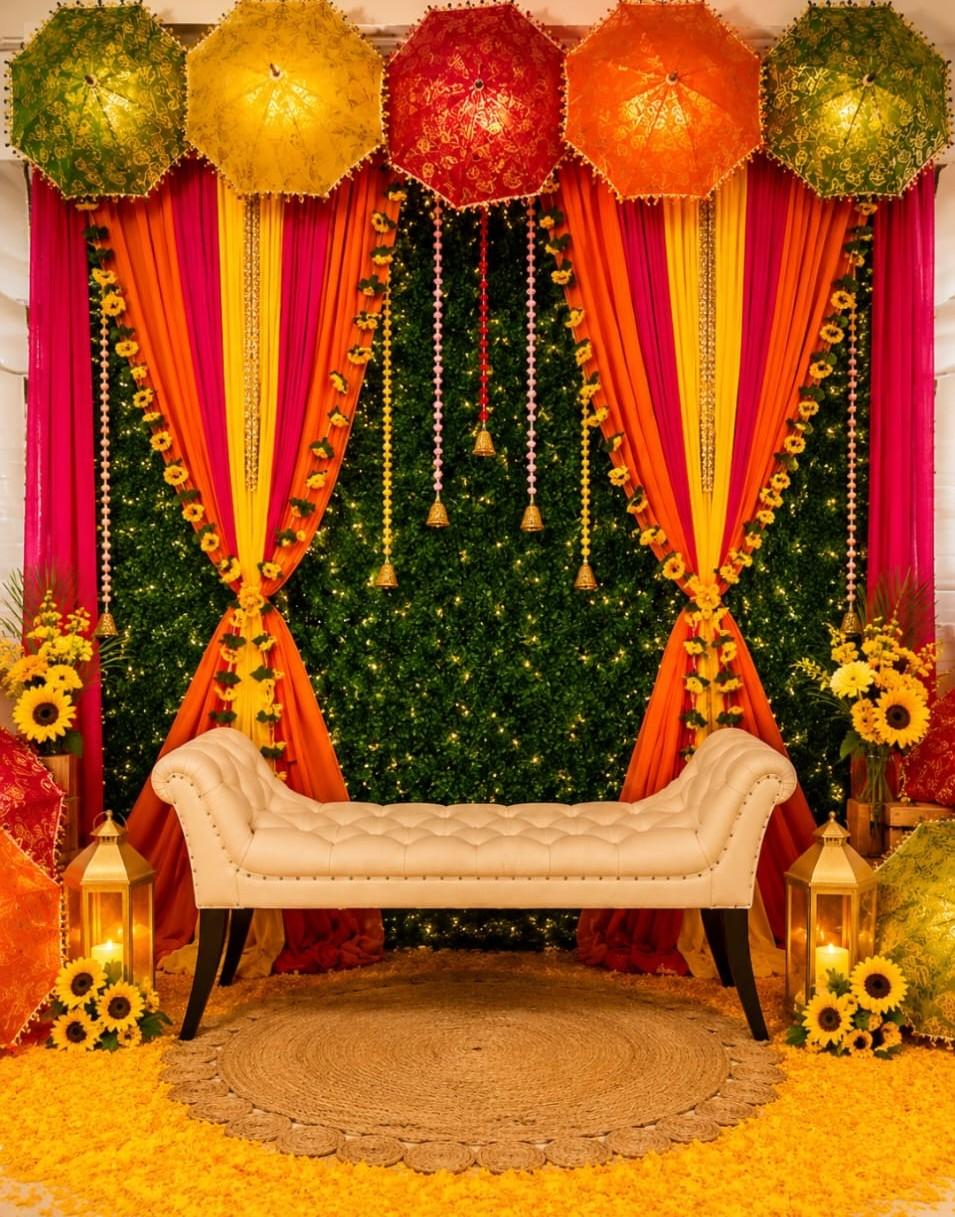 Green Grass MultiColor Drapes