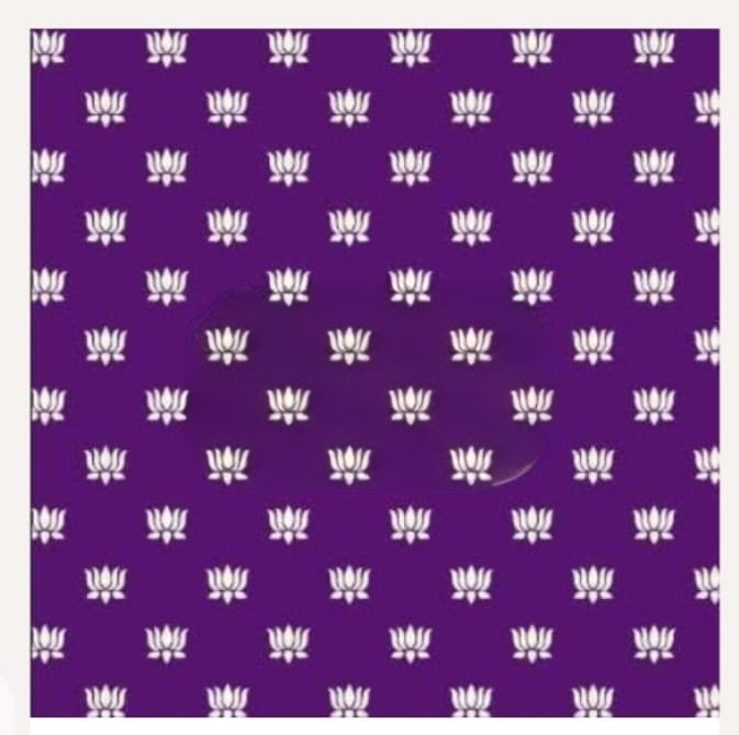 Blooming Lotus Print Fabric