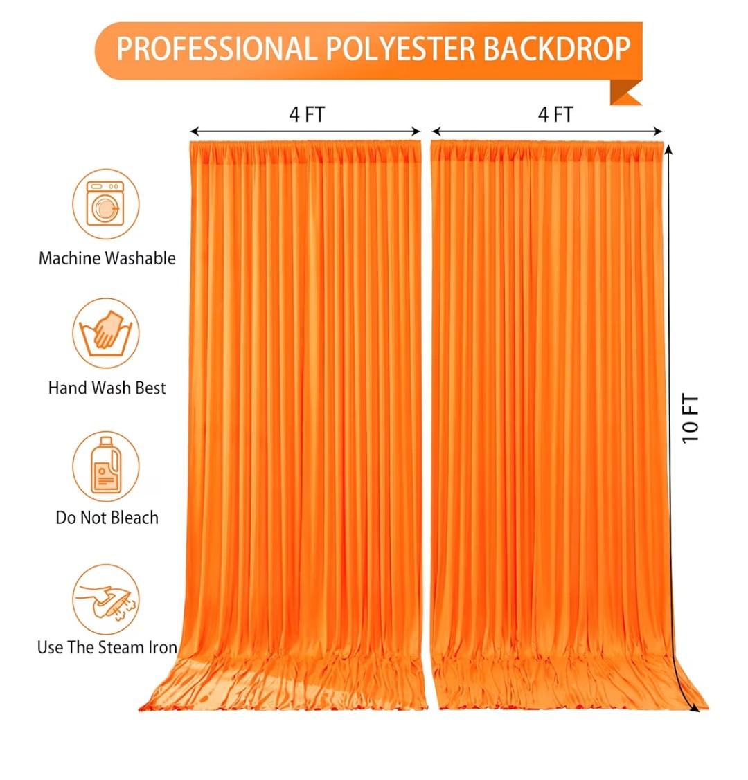 Orange Drapes