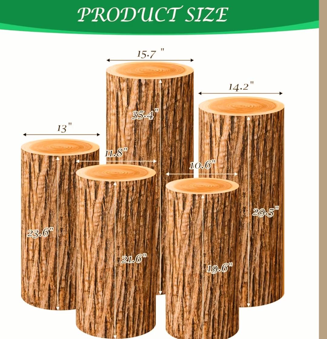 Wooden Log Stand Cover