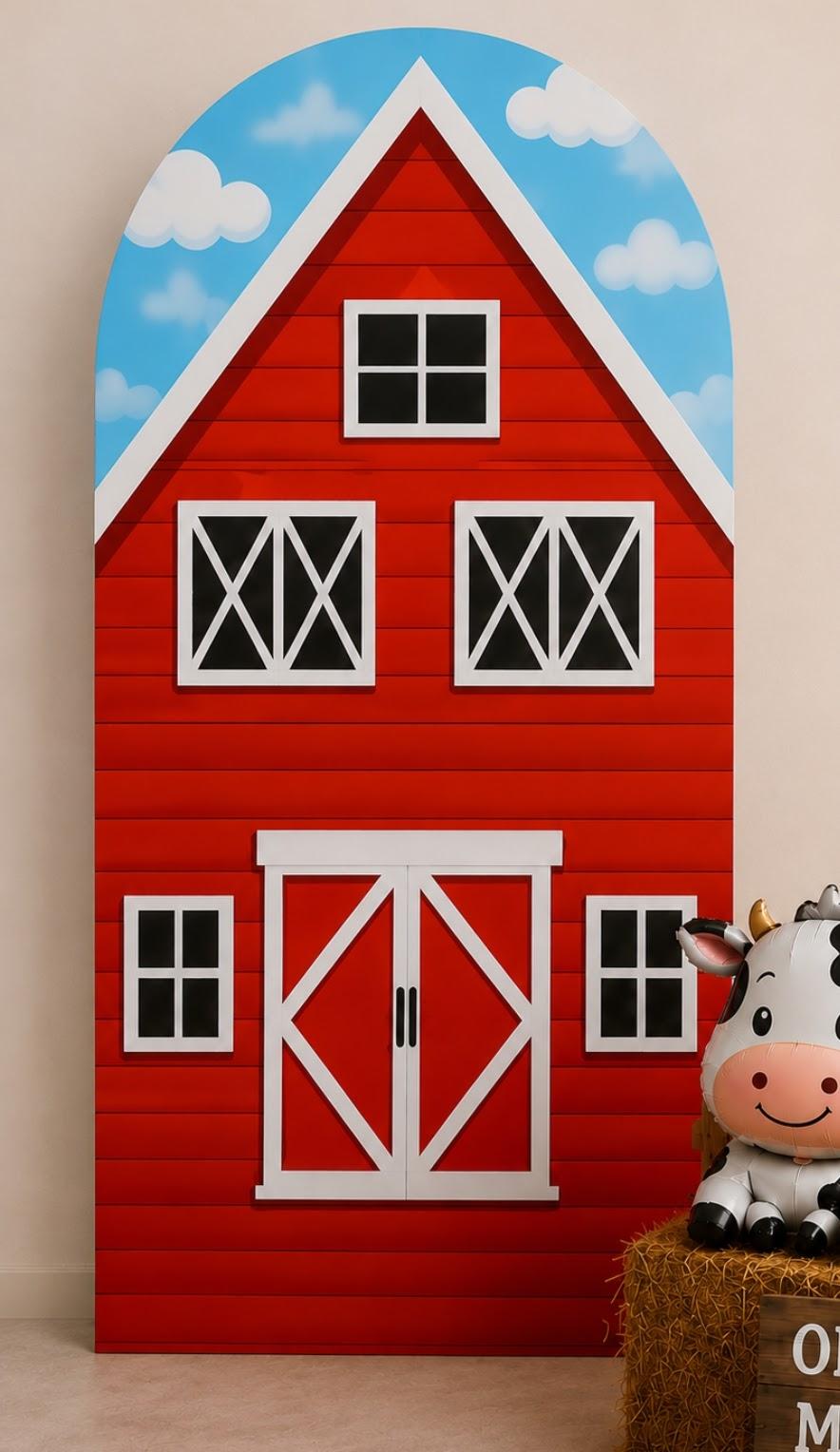 Red Barn Theme Cover (7.2ft)