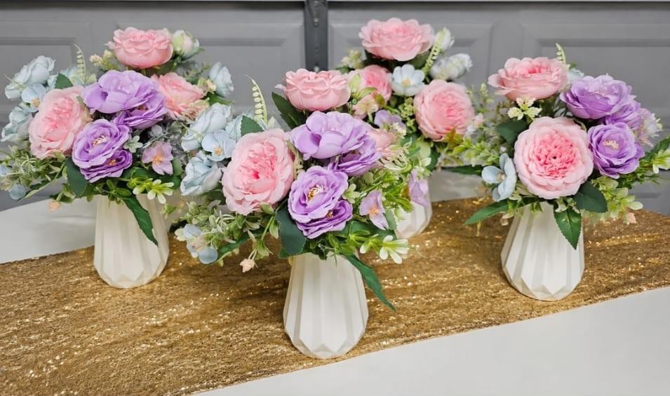 Garden Trio - Set of 3 multi-colored arrangements (each)