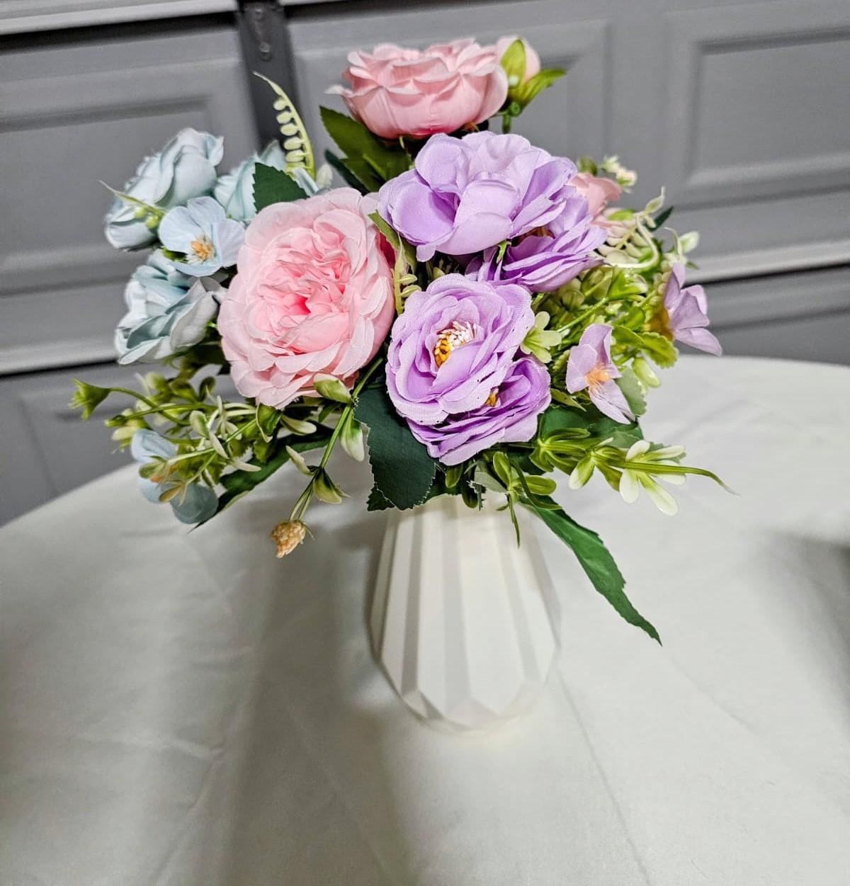 Twilight Rose - Pink & purple with blue accents