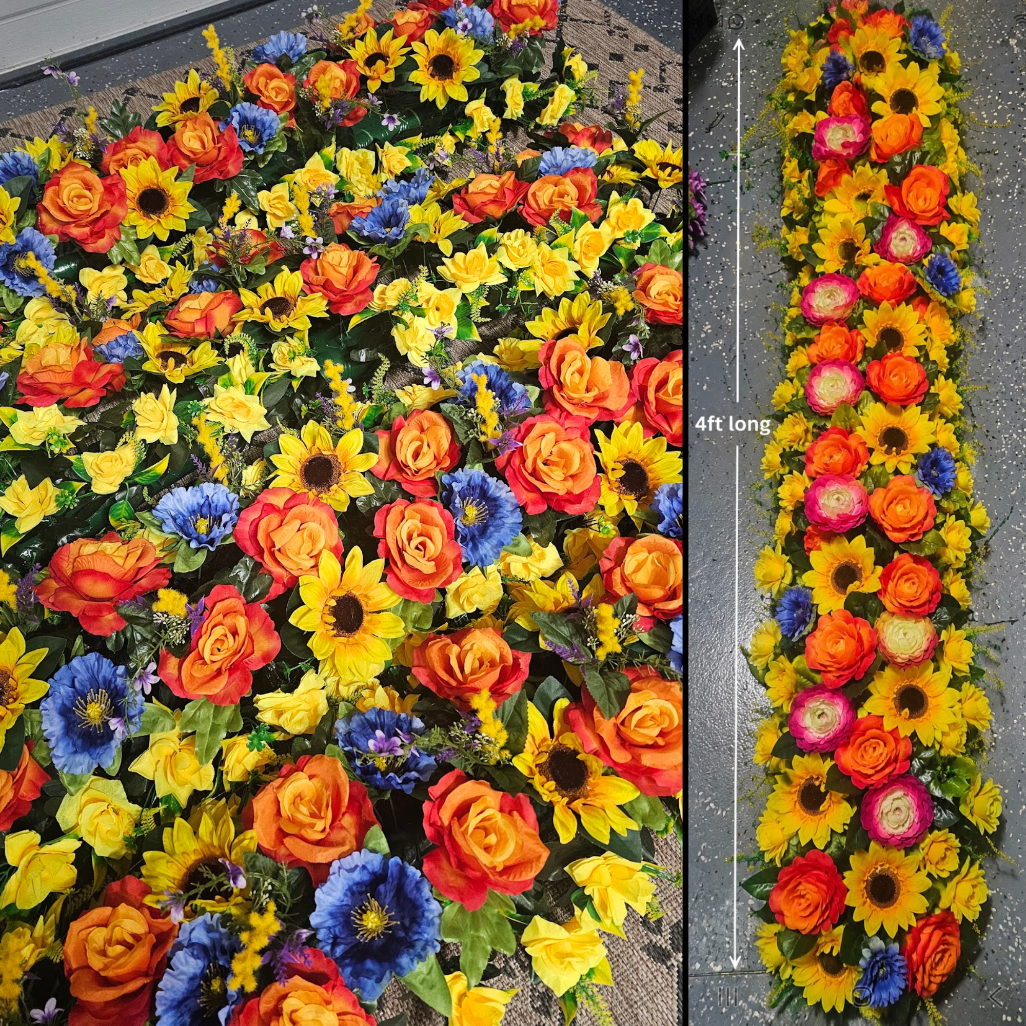 Multicolor Floral Arrangement (4ft each)