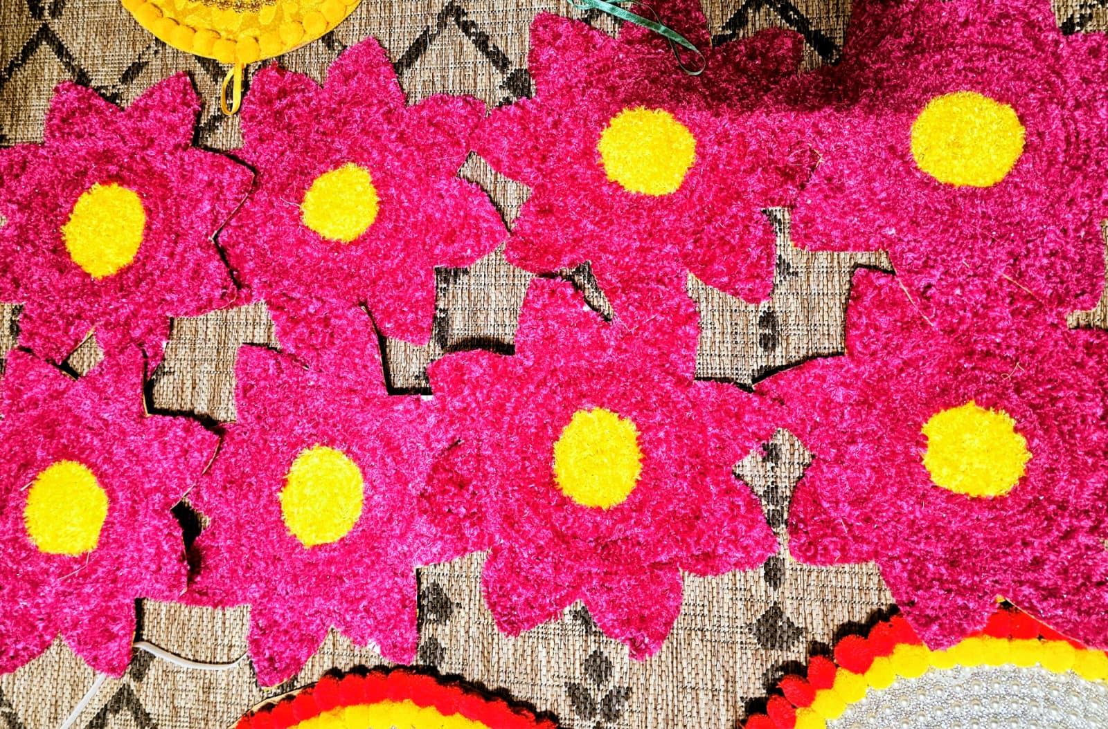 Pink Flower Hanging