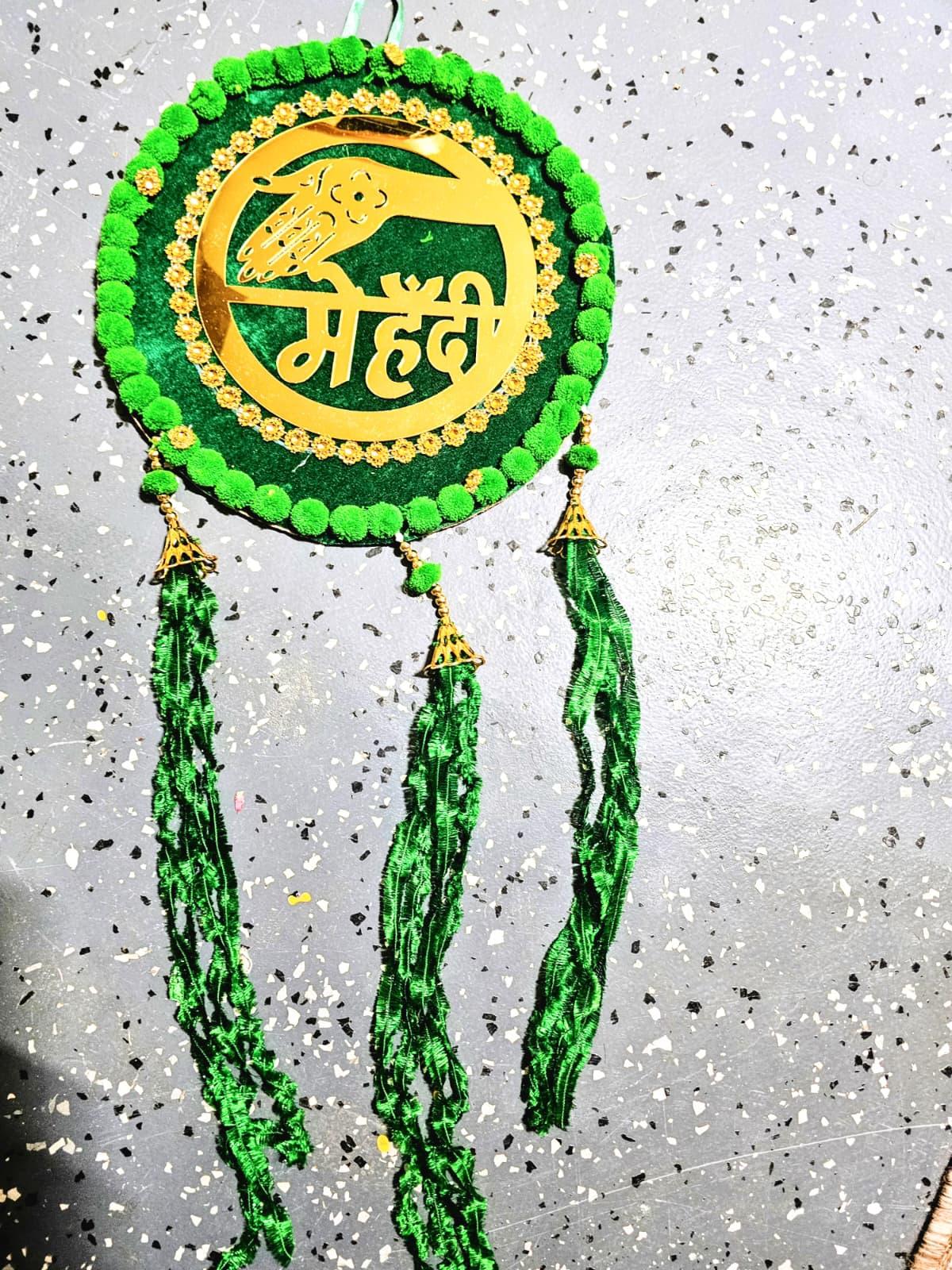 Mehndi Prop Hanging