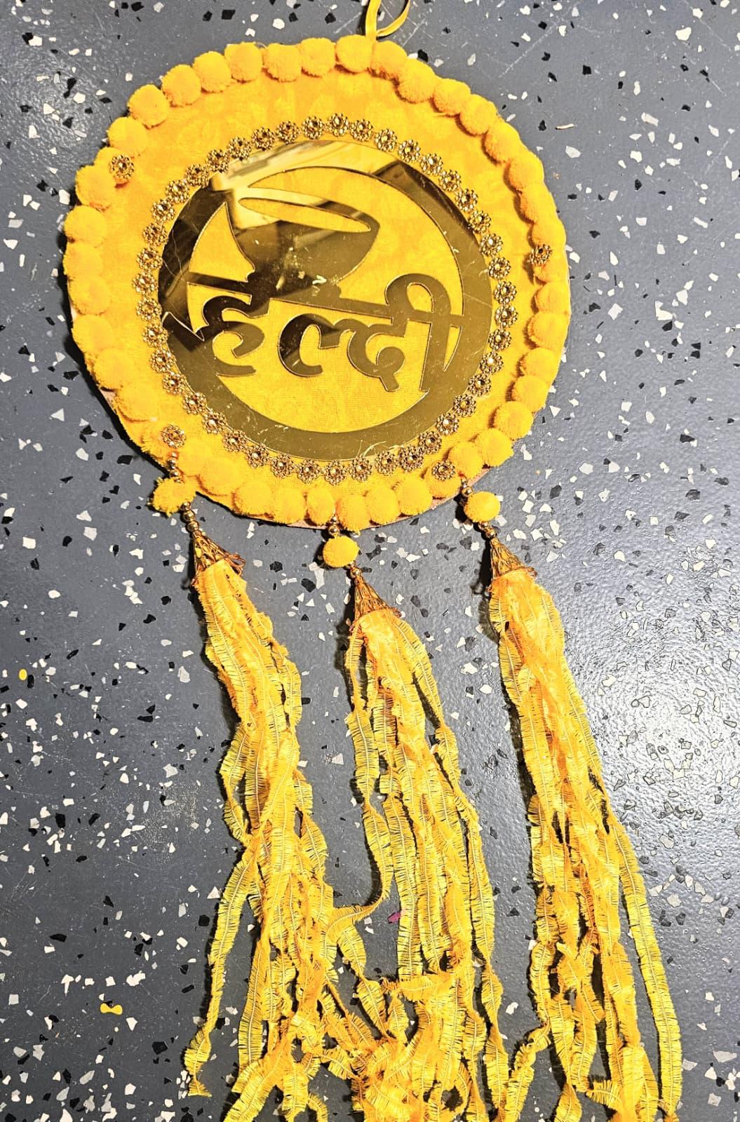 Haldi Prop Hanging