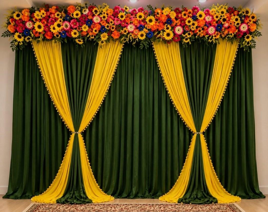 Citrus Garden Stage Wall