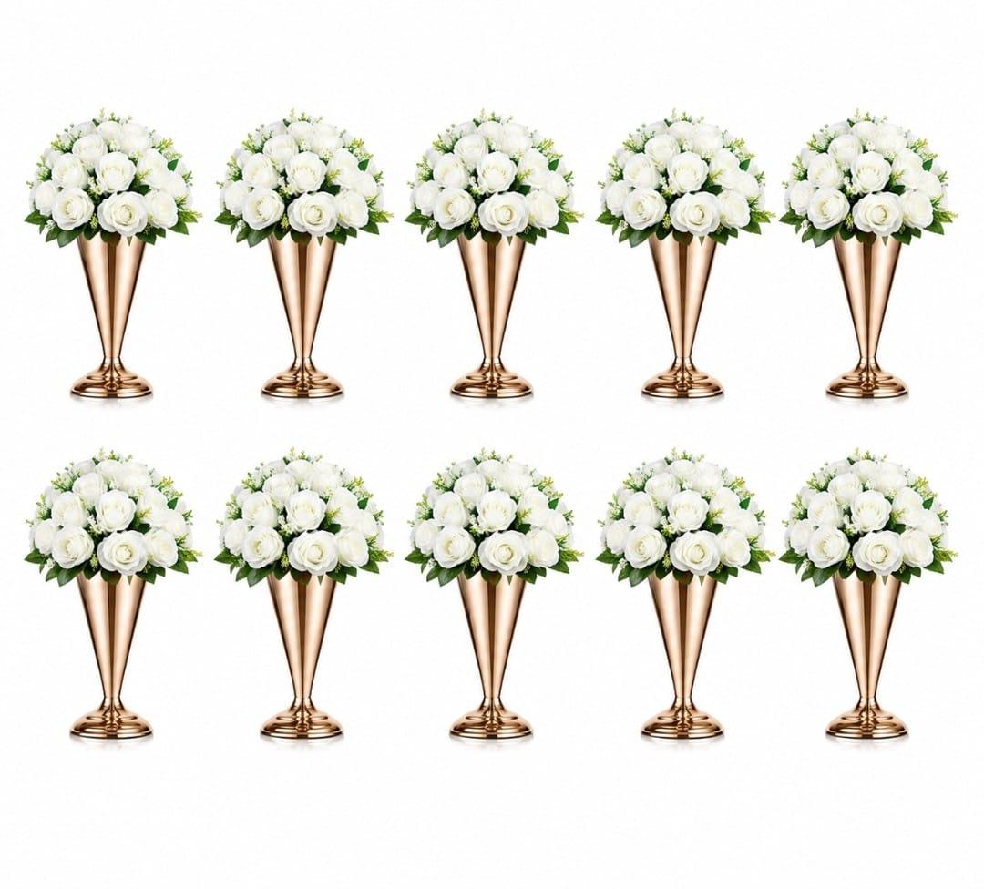 Table Centerpiece with White
