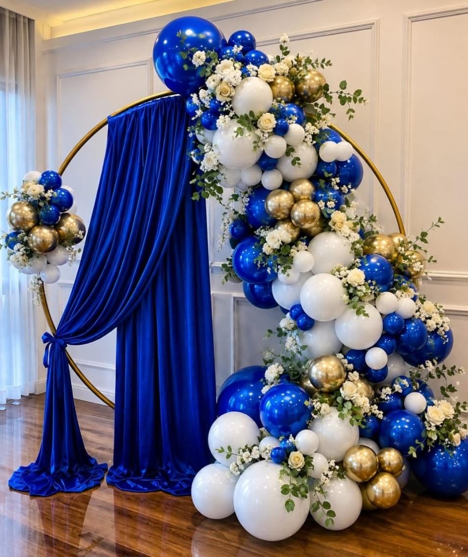 Gold Circle Navy Dreams